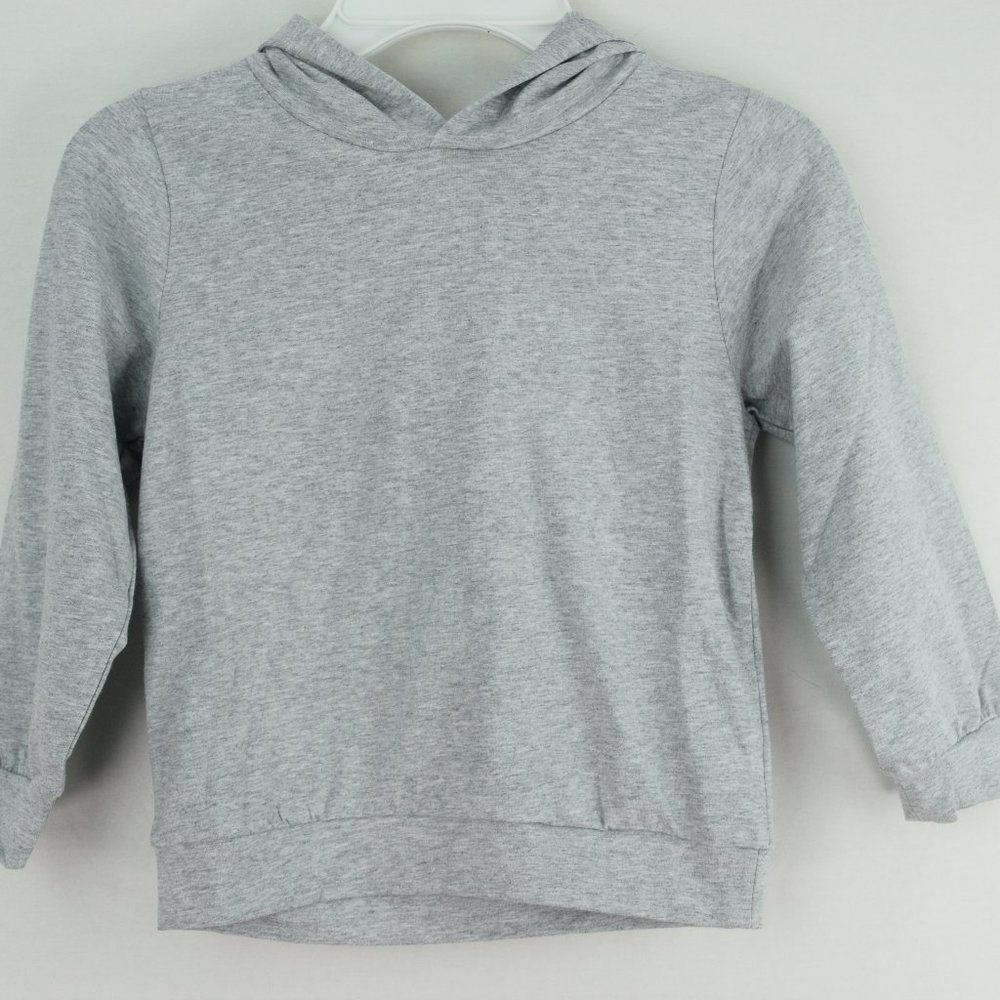 Brand Pat Pat, Color Plain Gray, Size 5-6Y, Long Sleeve Hoodie. Brand New.